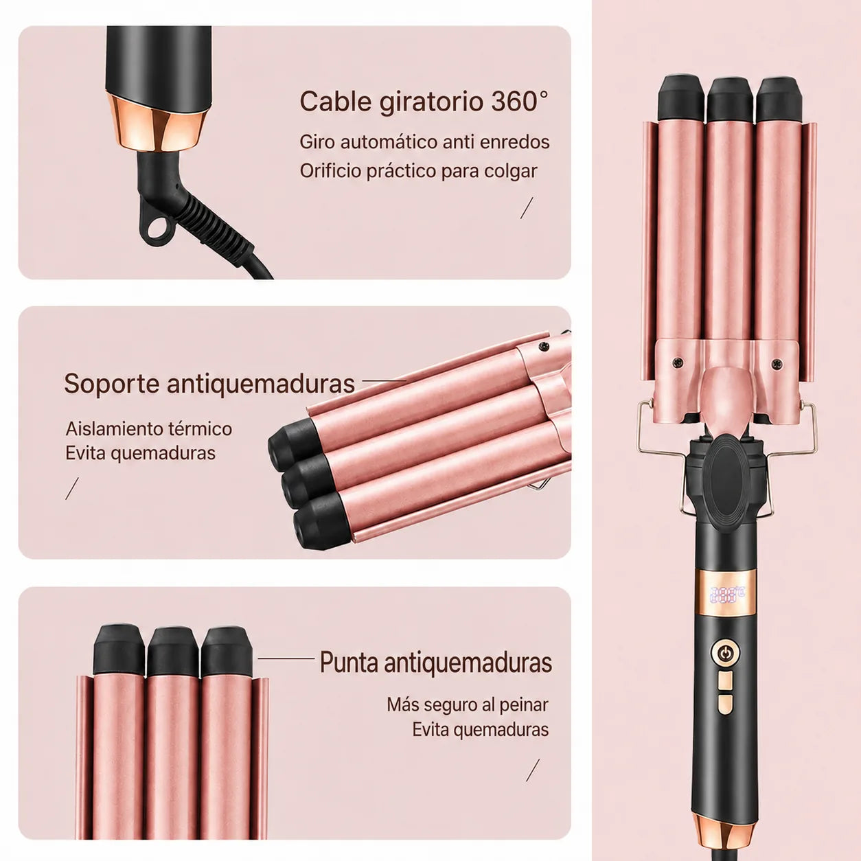 RIZADORA StyleFusion 5X - Cinco estilos, infinitas formas de verte increíble.