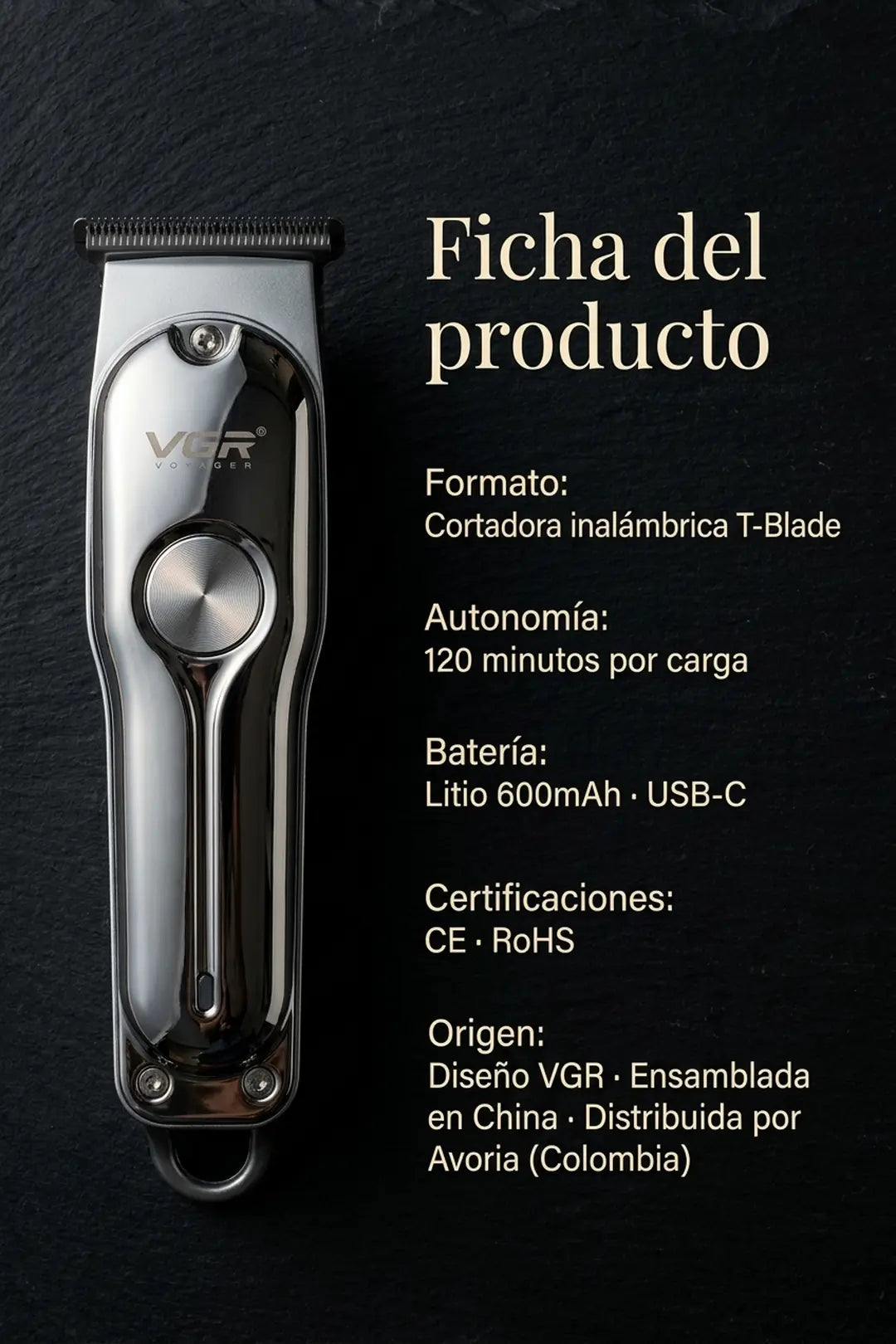 S06 FICHA TECNICA — Avoria VGR V-071